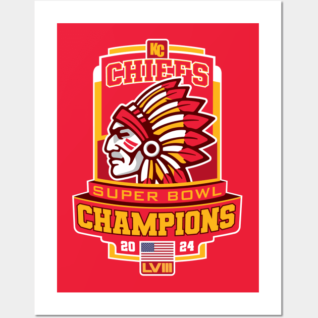 Chiefs - Super Bowl Champs Wall Art by Nagorniak